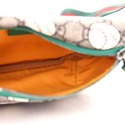 Gucci GG Supreme Monogram Baseballs Web Childrens Belt Bag 5 of 10
