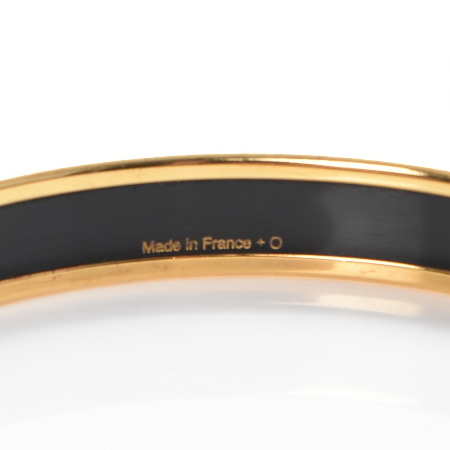 Enamel Printed Narrow Caleche Bracelet 65 Black