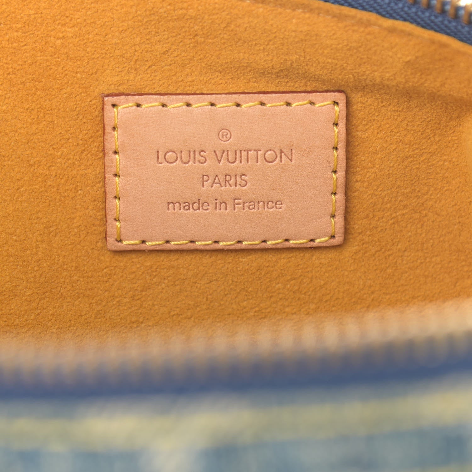 Louis Vuitton Monogram Denim Baggy PM Blue 8 of 10