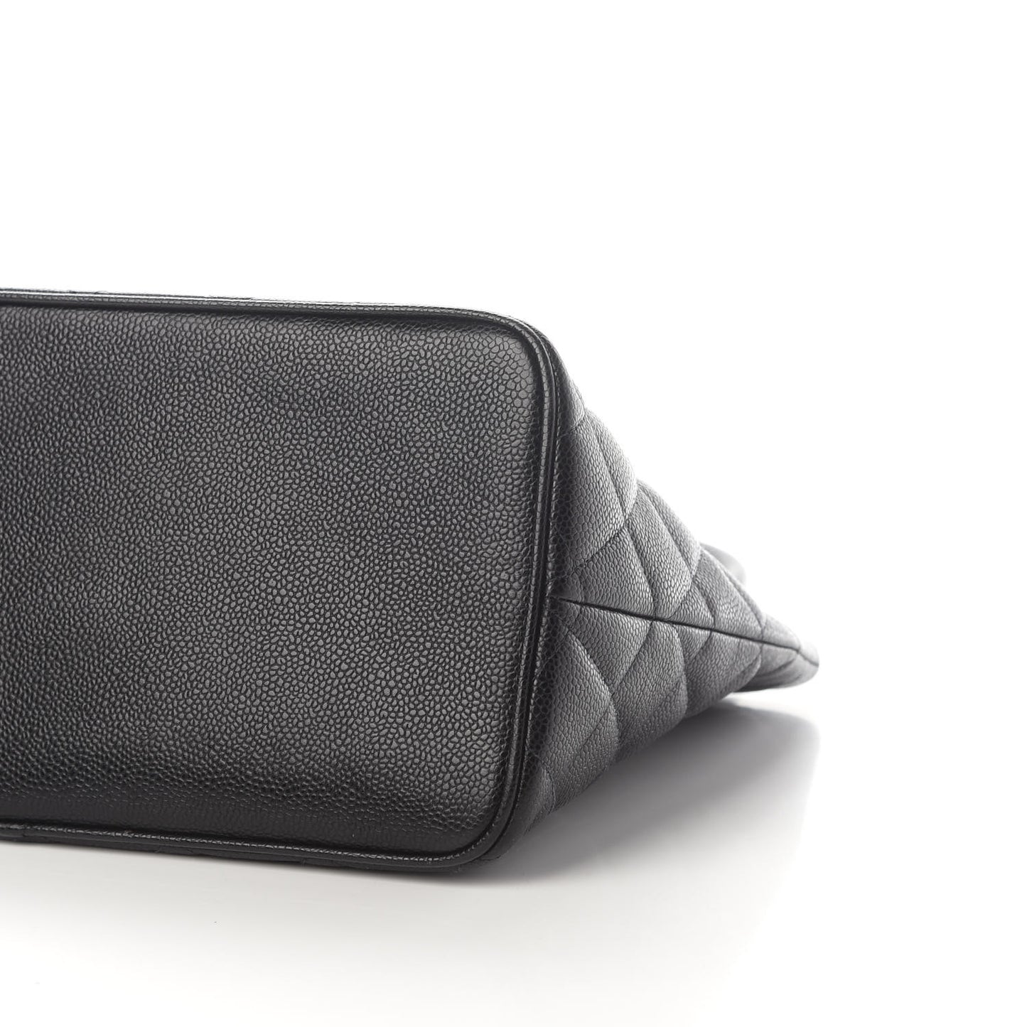 Caviar Quilted Medallion Tote Black