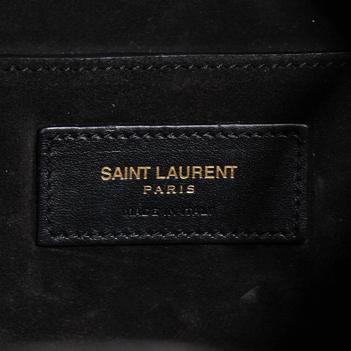 Calfskin Large Emmanuelle Bucket Bag Black
