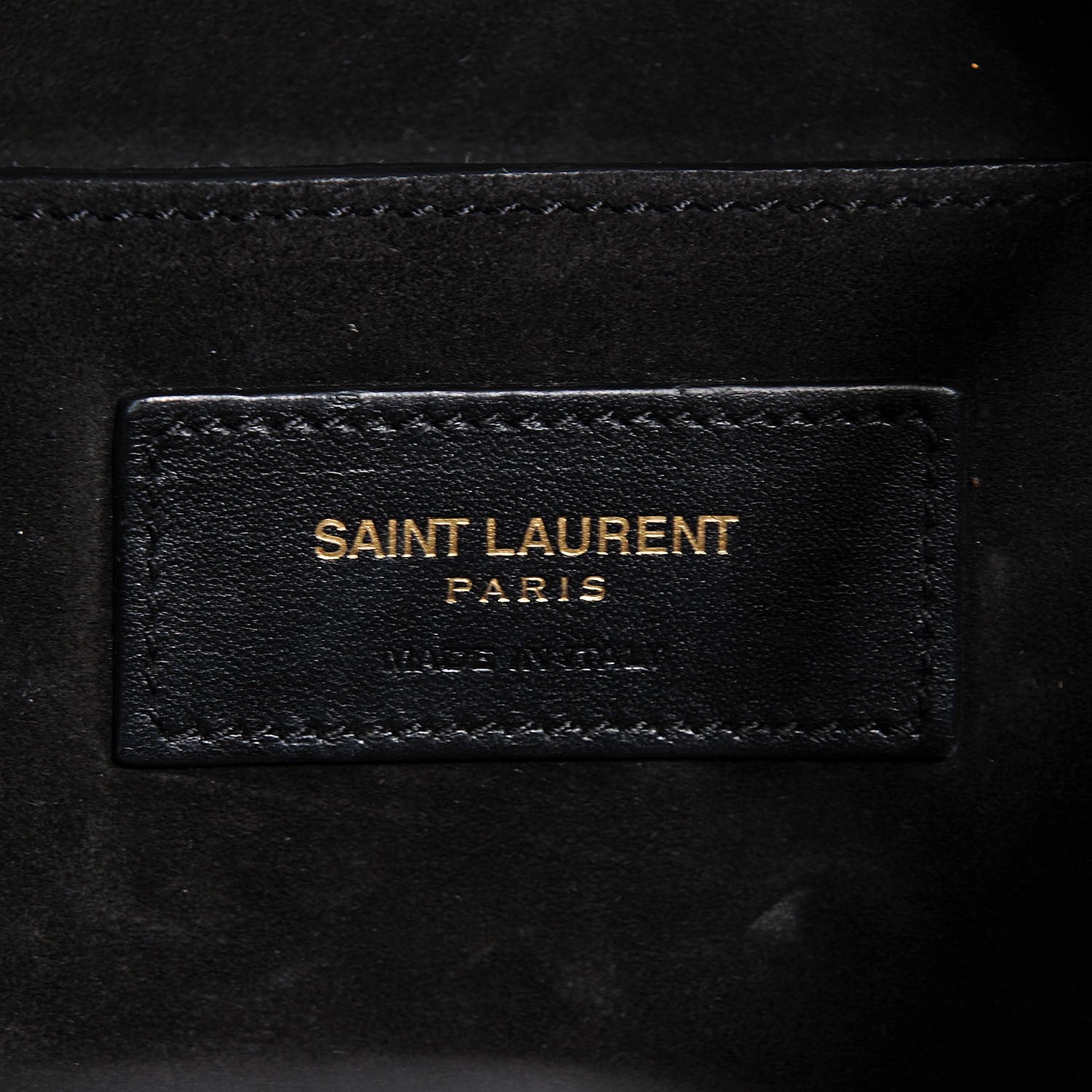 Saint Laurent Calfskin Large Emmanuelle Bucket Bag Black 6 of 7