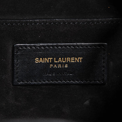 Saint Laurent Calfskin Large Emmanuelle Bucket Bag Black 6 of 7