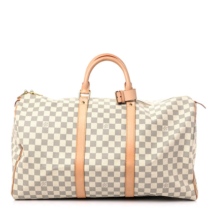 Louis Vuitton Damier Azur Keepall 50 1 of 20