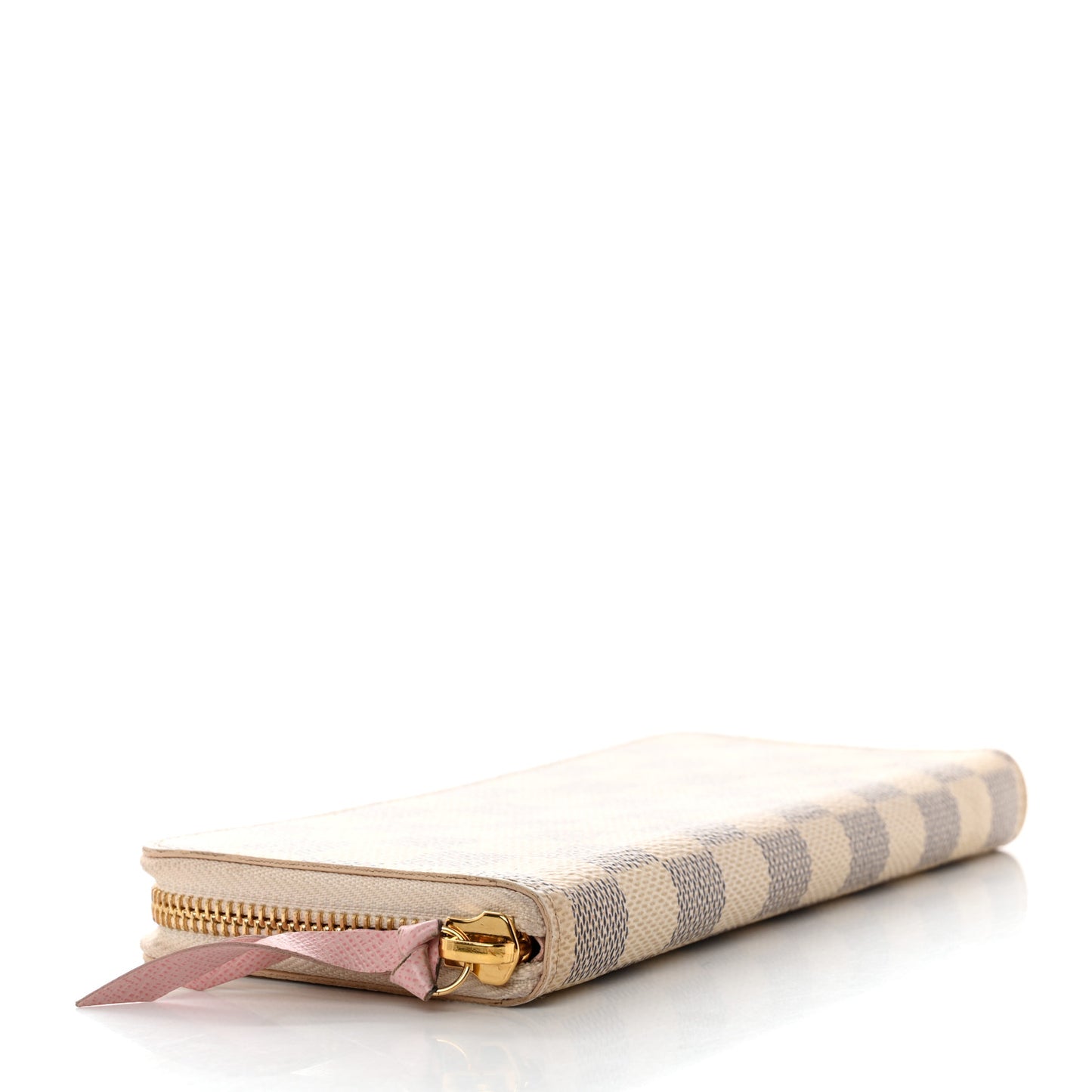Damier Azur Clemence Wallet Rose Ballerine