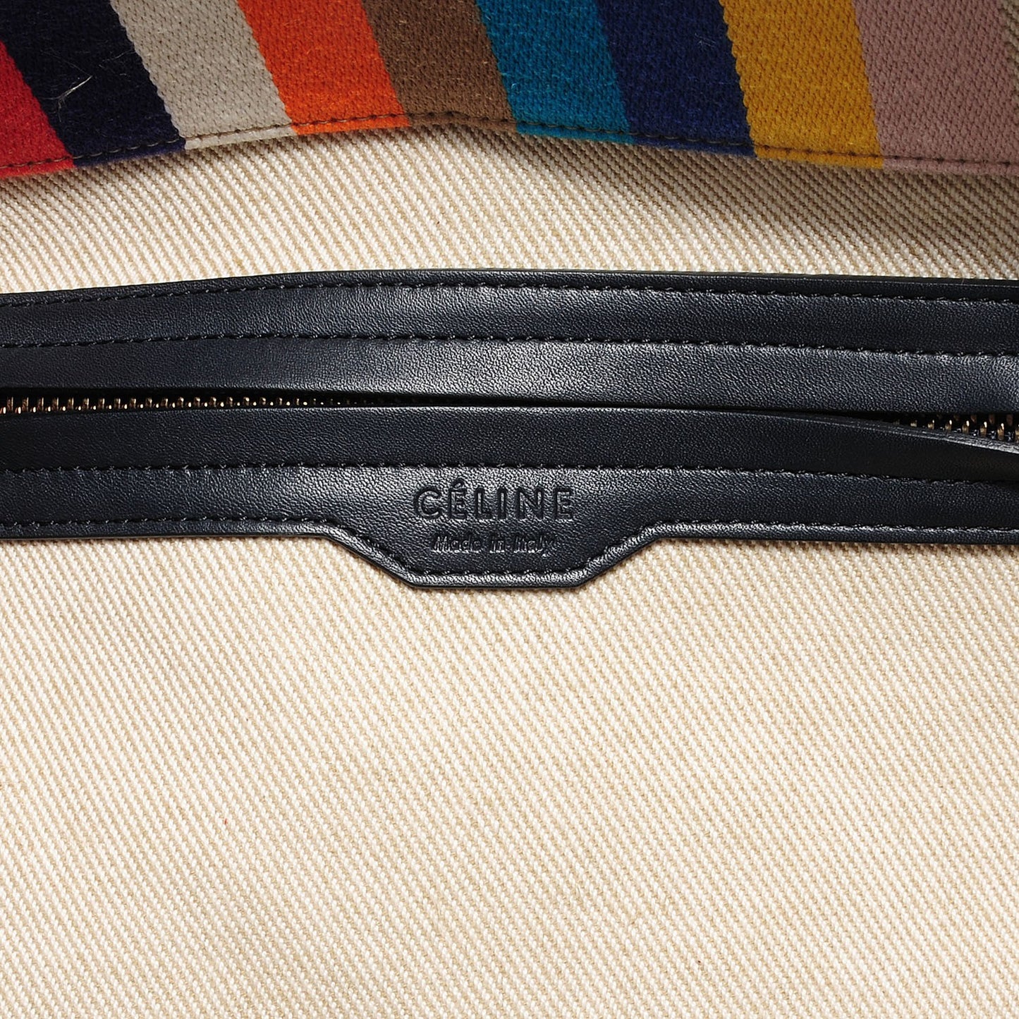 Cotton Canvas Medium Phantom Luggage Multicolor