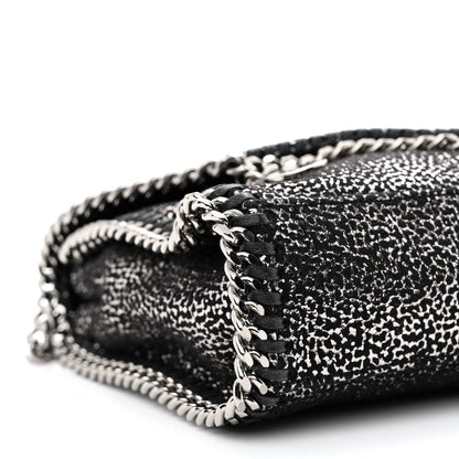 Stella McCartney Chamois Shiny Dotted Mini Falabella Crossbody Bag Ruthenium 11 of 12