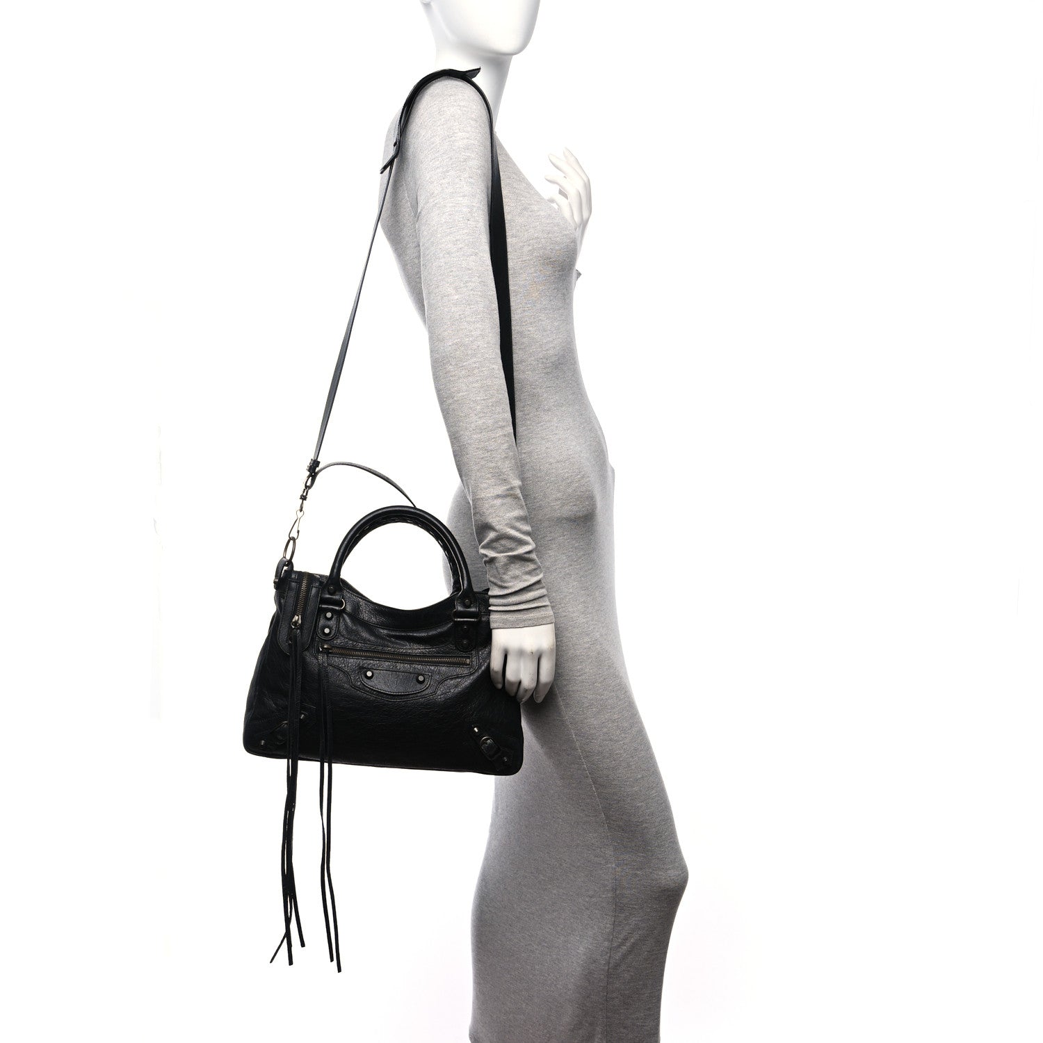 Balenciaga Agneau Classic Hardware Town Black 2 of 11