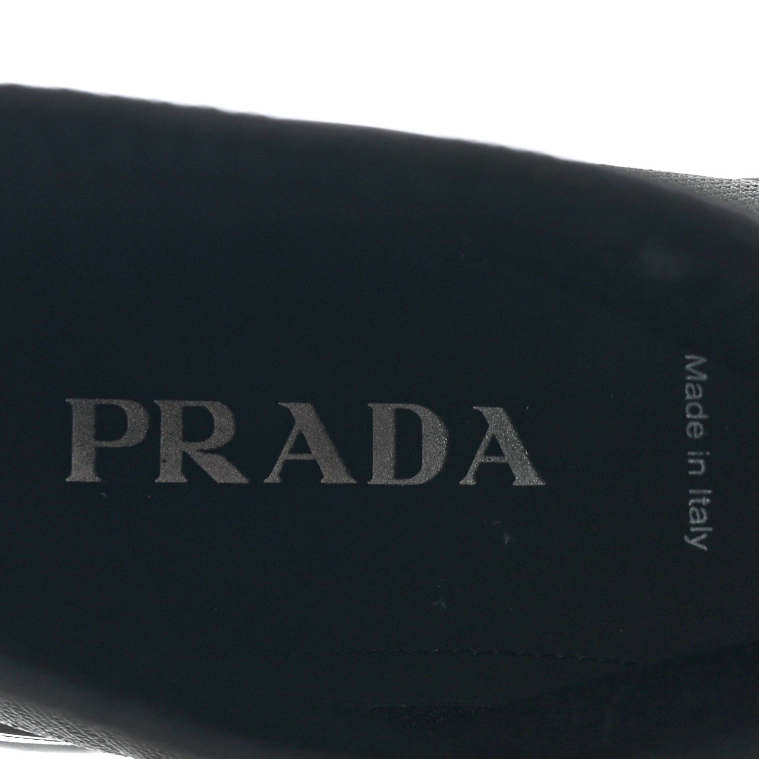 Prada Knit Rubber Triangle Logo Monolith 55mm Ankle Boots 38 Black 7 of 7