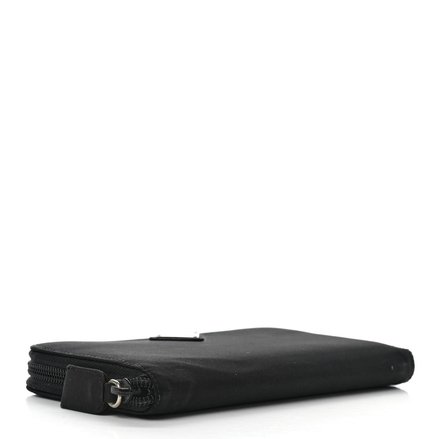 Tessuto Nylon Zip Around Wallet Black