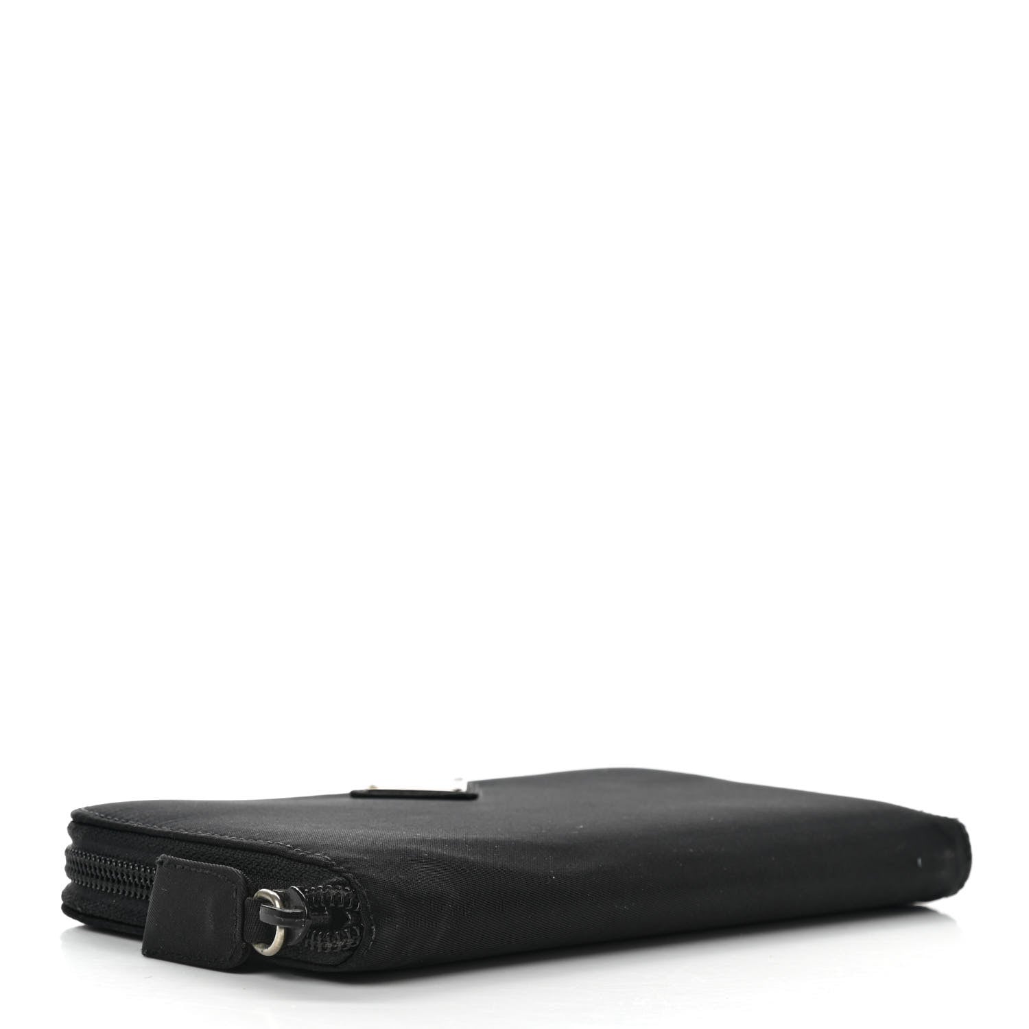 Prada Tessuto Nylon Zip Around Wallet Black 3 of 7
