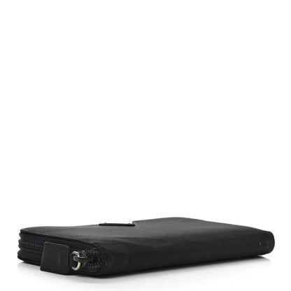 Prada Tessuto Nylon Zip Around Wallet Black 3 of 7