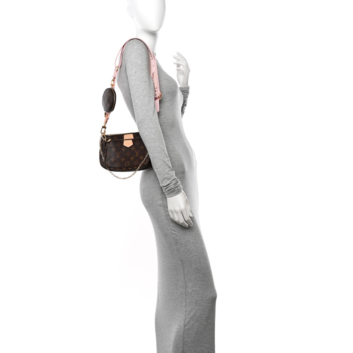 Monogram Multi Pochette Accessories Rose Clair