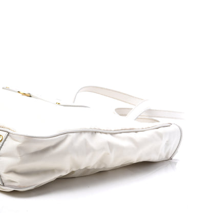 Prada Tessuto Nylon Oro Tote White 9 of 11