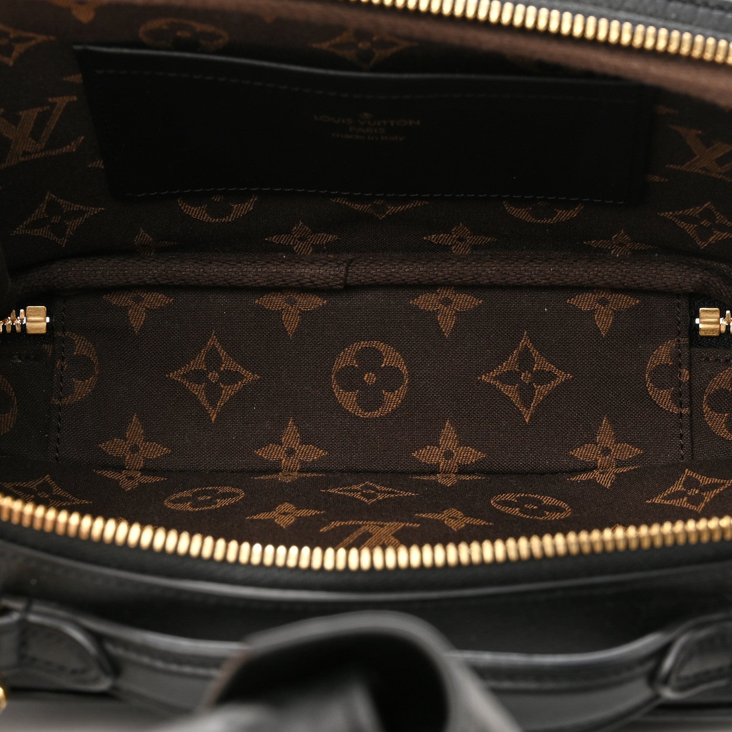 Louis Vuitton Calfskin Monogram Embossed Utility Crossbody Black 5 of 9