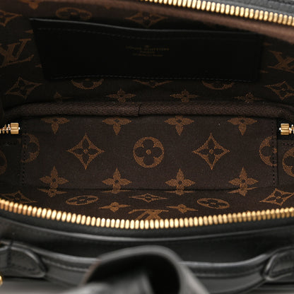 Louis Vuitton Calfskin Monogram Embossed Utility Crossbody Black 5 of 9