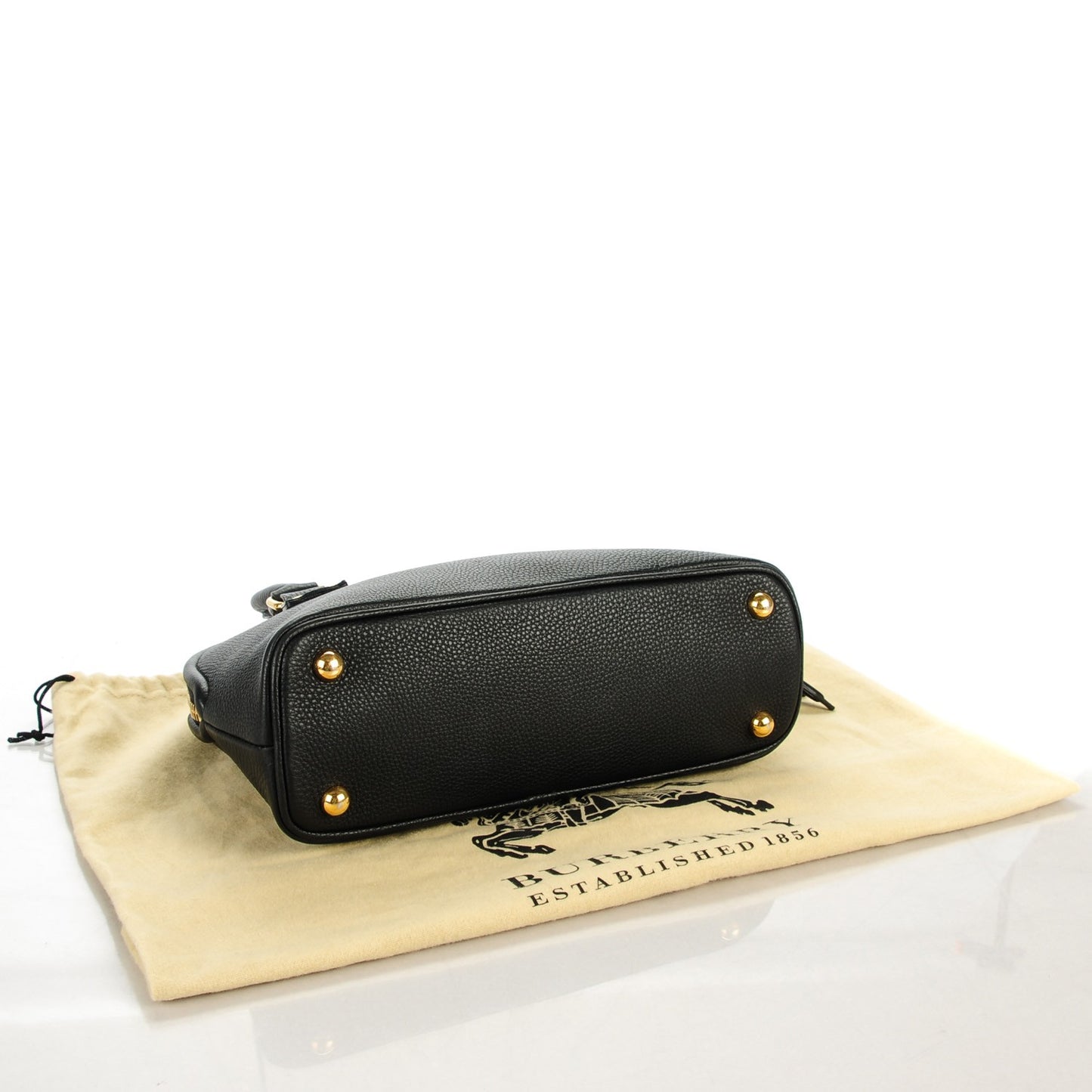 Grainy Calfskin Small Bloomsbury Black