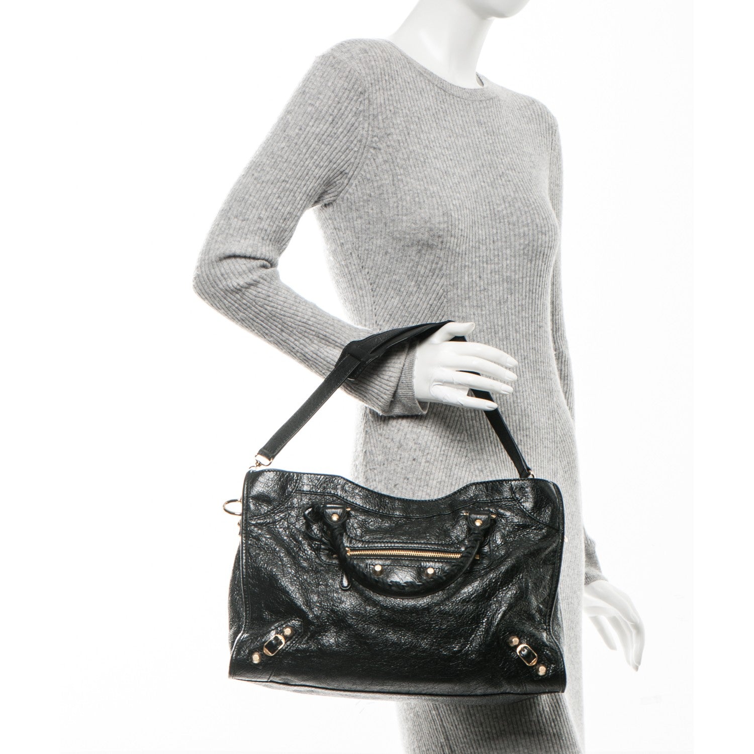 Balenciaga Agneau Giant 12 Gold Hardware City Black 3 of 9