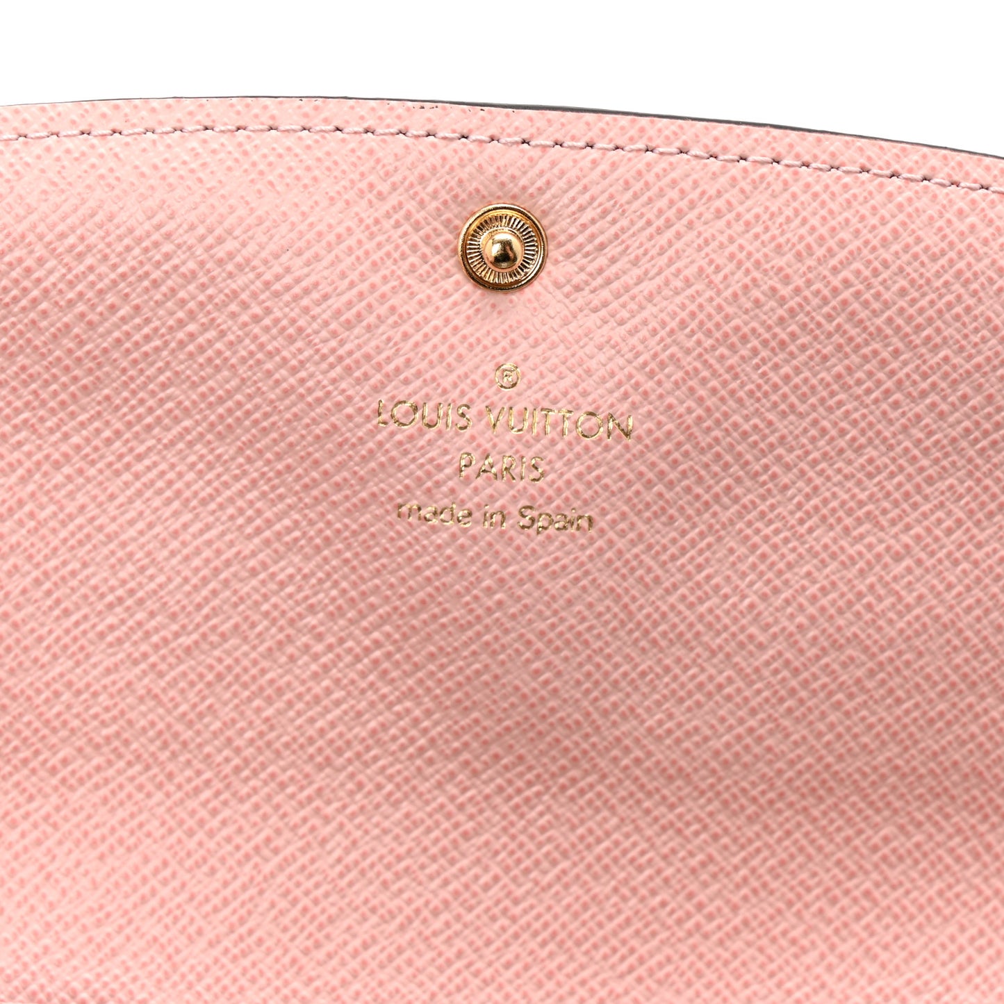 Monogram Emilie Wallet Rose Ballerine