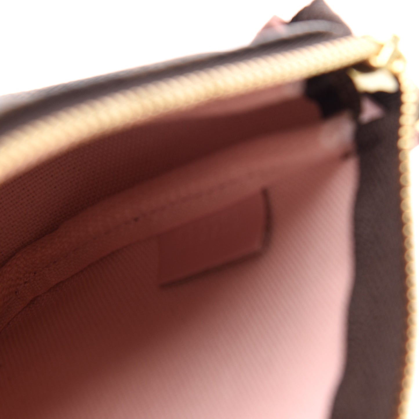 Damier Ebene 2020 Christmas Animation Big Wheel Mini Pochette Accessories Rose Ballerine