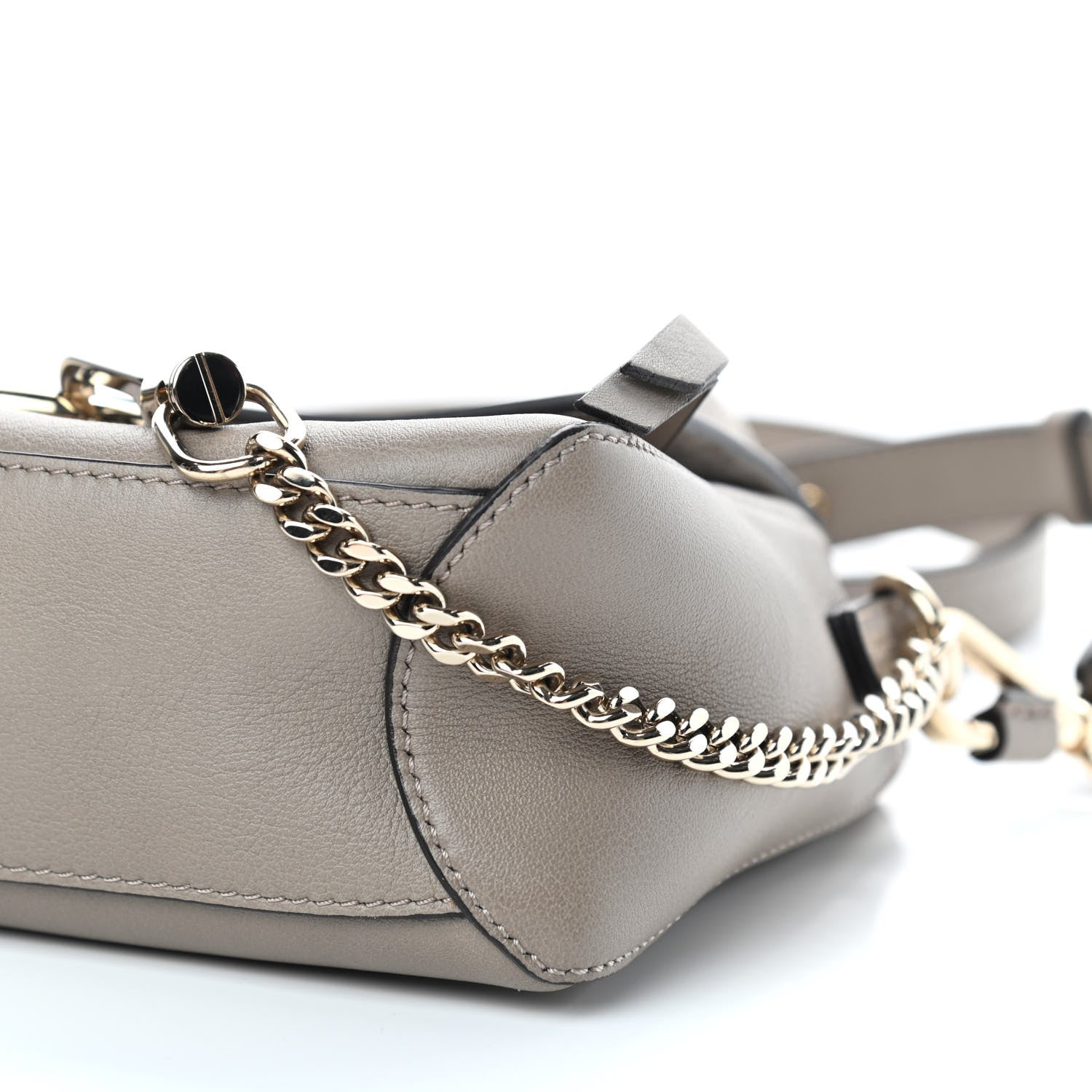 Chloe Calfskin Mini Faye Day Shoulder Bag Motty Grey 8 of 9