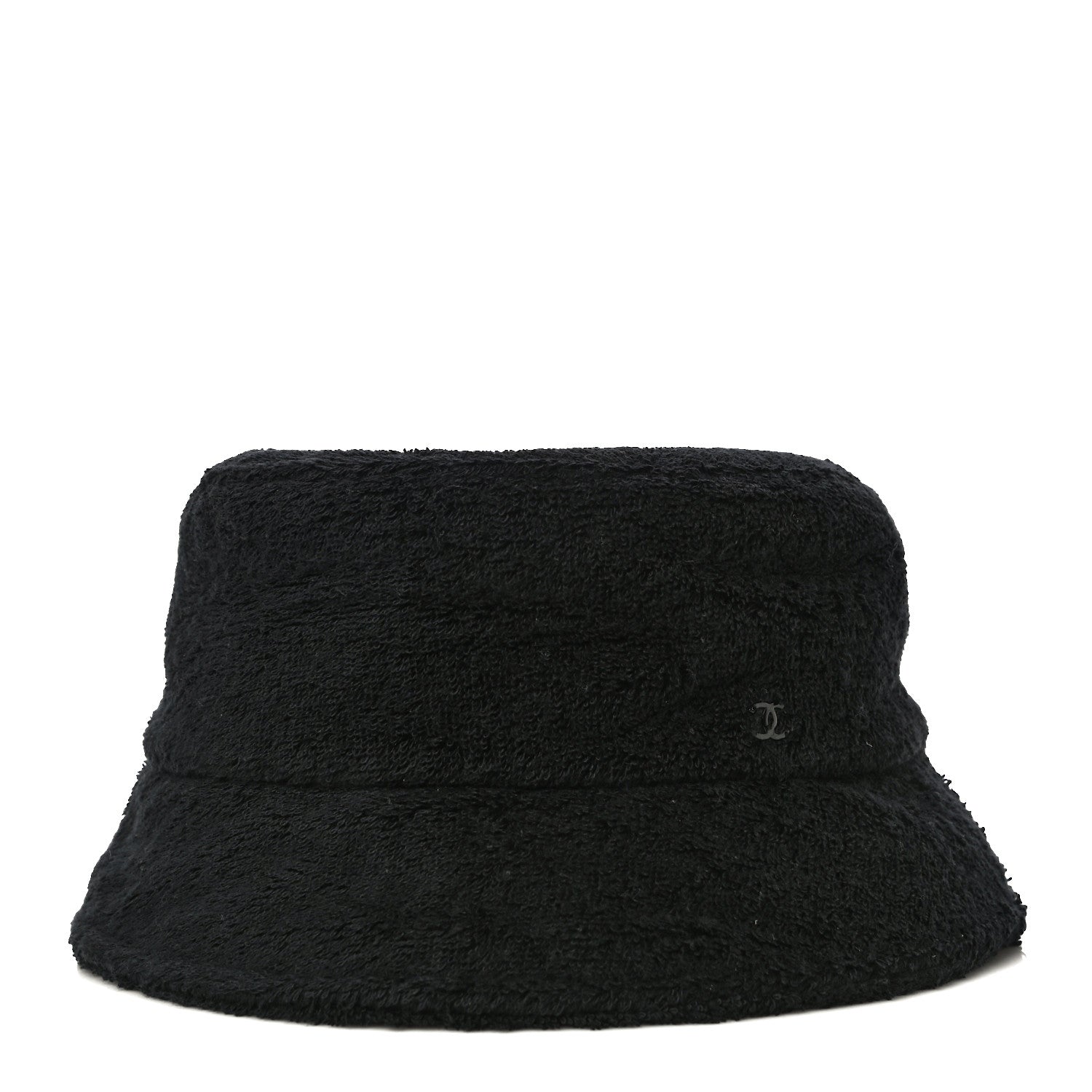 Chanel Terry Cloth CC Bucket Hat M Black 1 of 6