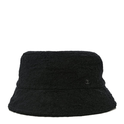 Chanel Terry Cloth CC Bucket Hat M Black 1 of 6