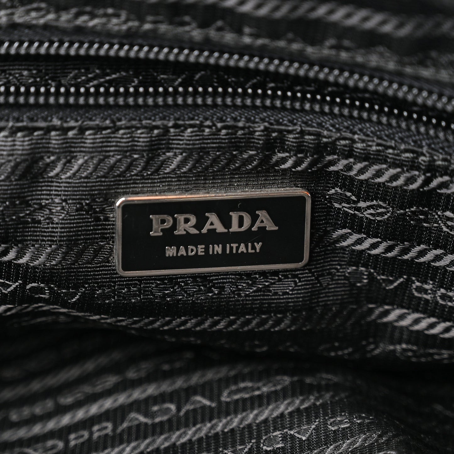 Tessuto Nylon Multi Pocket Belt Bag Black