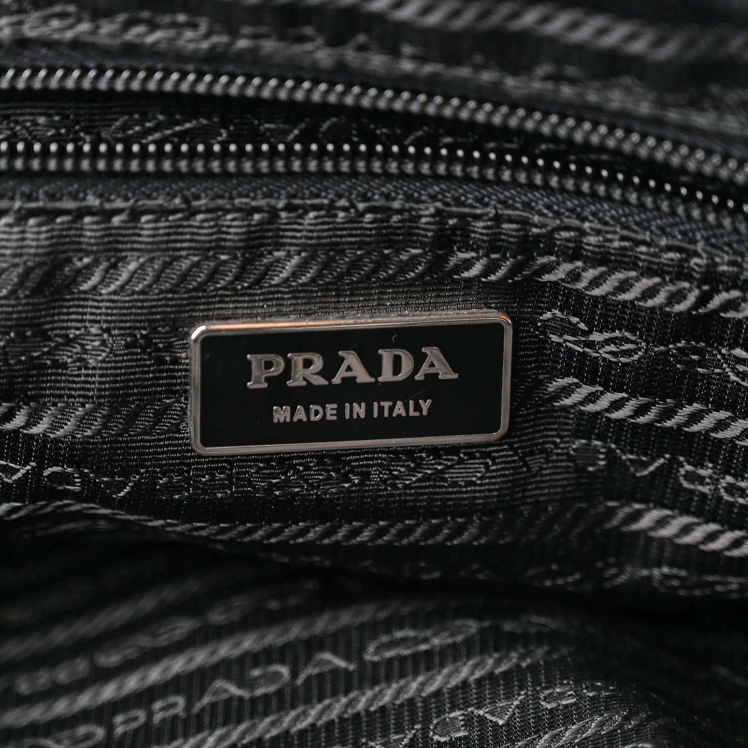 Prada Tessuto Nylon Multi Pocket Belt Bag Black 6 of 12