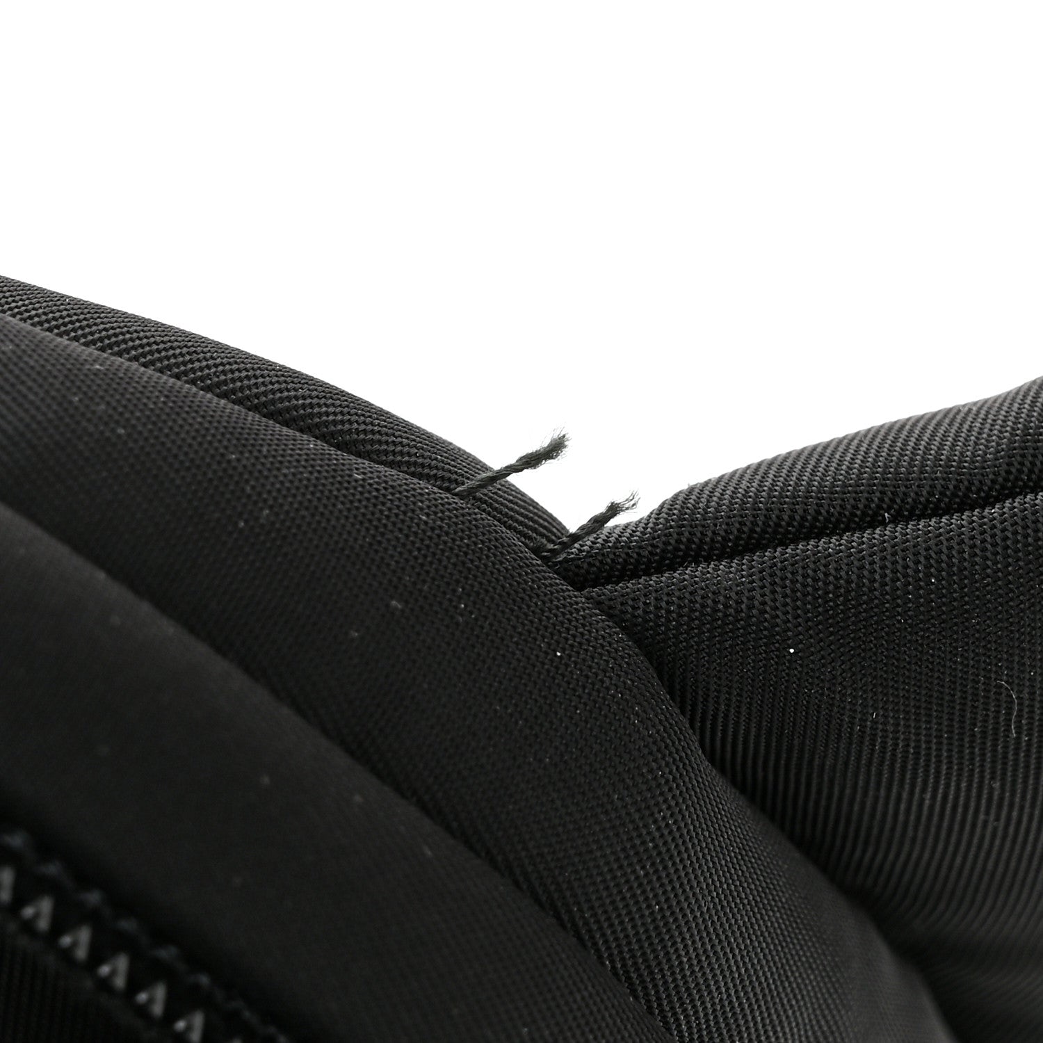 Prada Tessuto Nylon Soft Padded Belt Bag Black 14 of 14