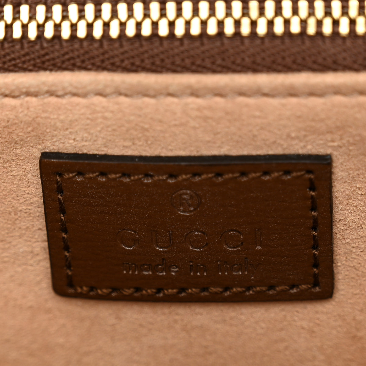 Gucci GG Supreme Monogram Horsebit 1955 Shoulder Bag Beige Brown Sugar 6 of 10