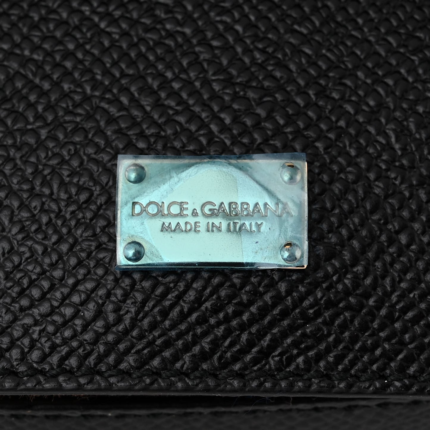 DOLCE &amp; GABBANA Dauphine Mini Miss Sicily Satchel Black
