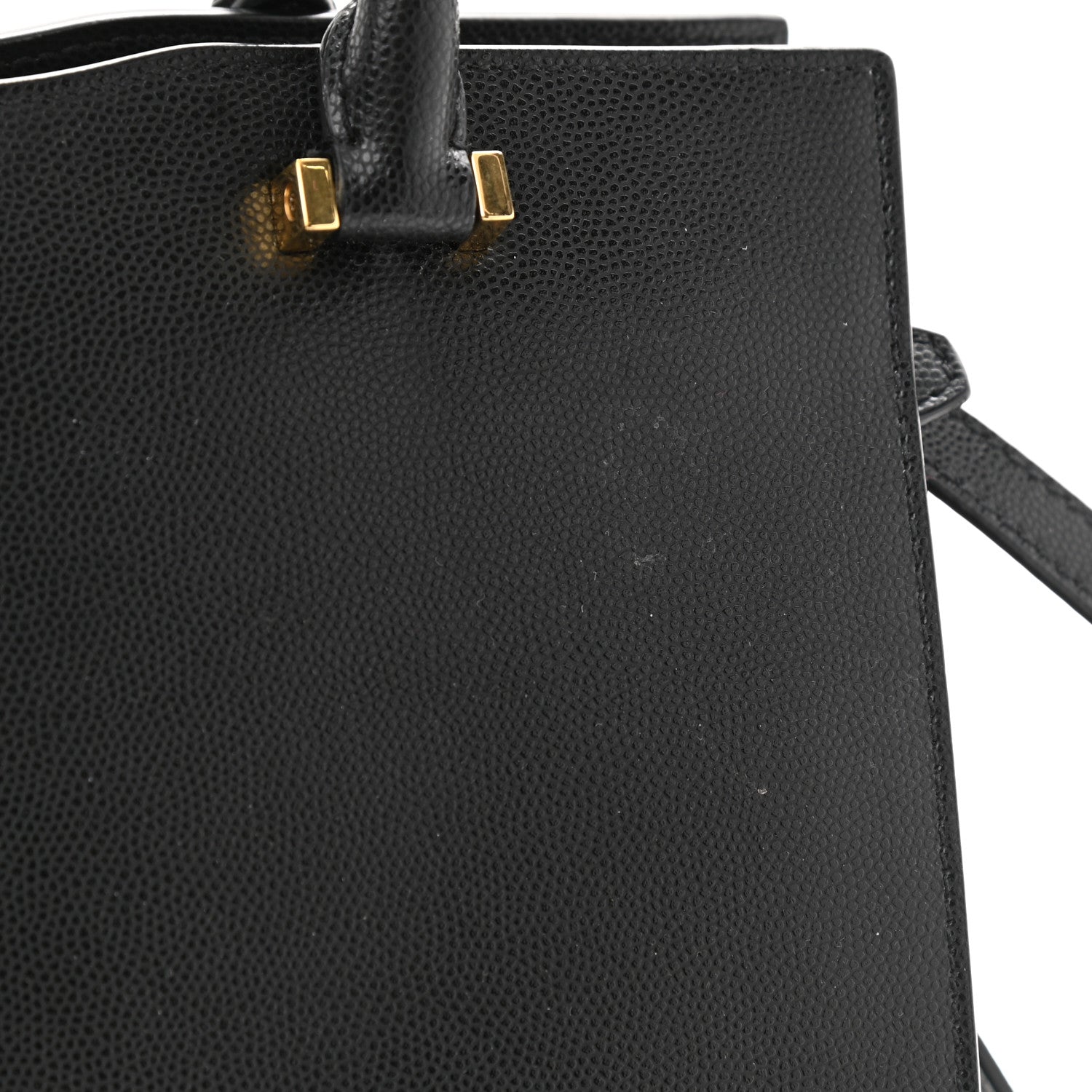 Saint Laurent Grain De Poudre Small Uptown Tote Black 11 of 13