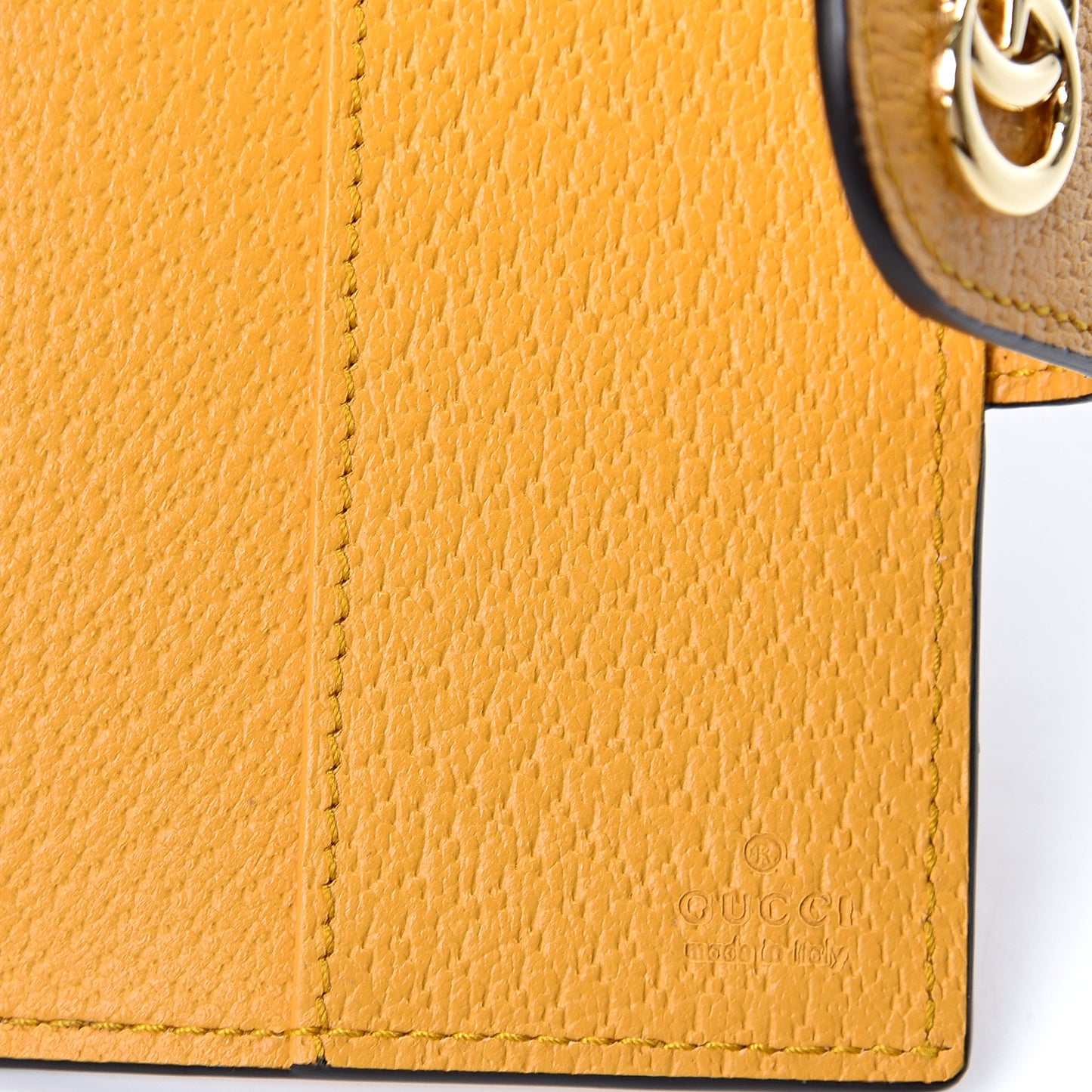 GG Supreme Monogram Flora Web Ophidia Passport Case Beige Multicolor Crop