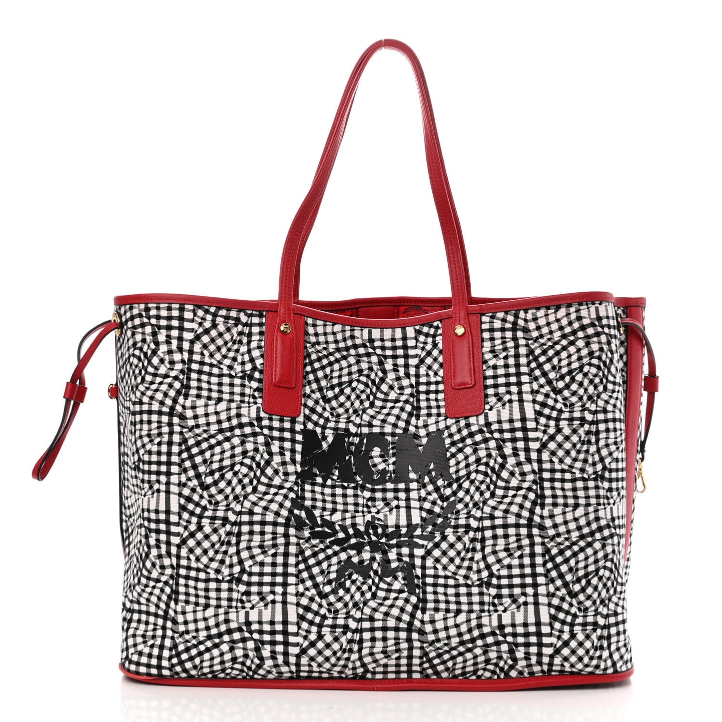 Visetos Large Liz Reversible Shopper Tote Ruby Red