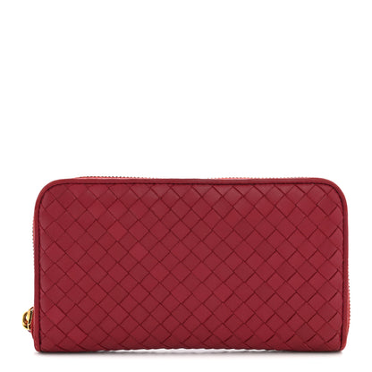 Bottega Veneta Nappa Intrecciato Zip Around Wallet Eclipse 1 of 10