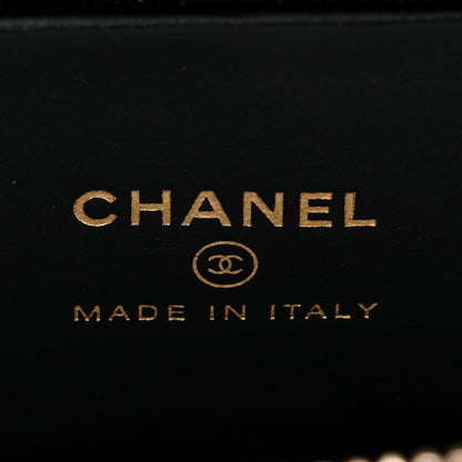 Chanel Caviar Quilted Top Handle Slim Vanity With Chain Black 6 of 11