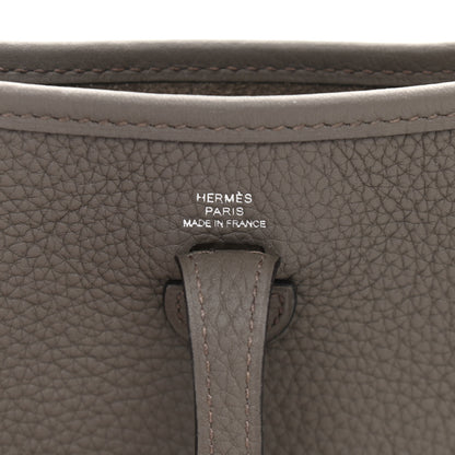 Hermes Taurillon Clemence Evelyne TPM Etain 6 of 13