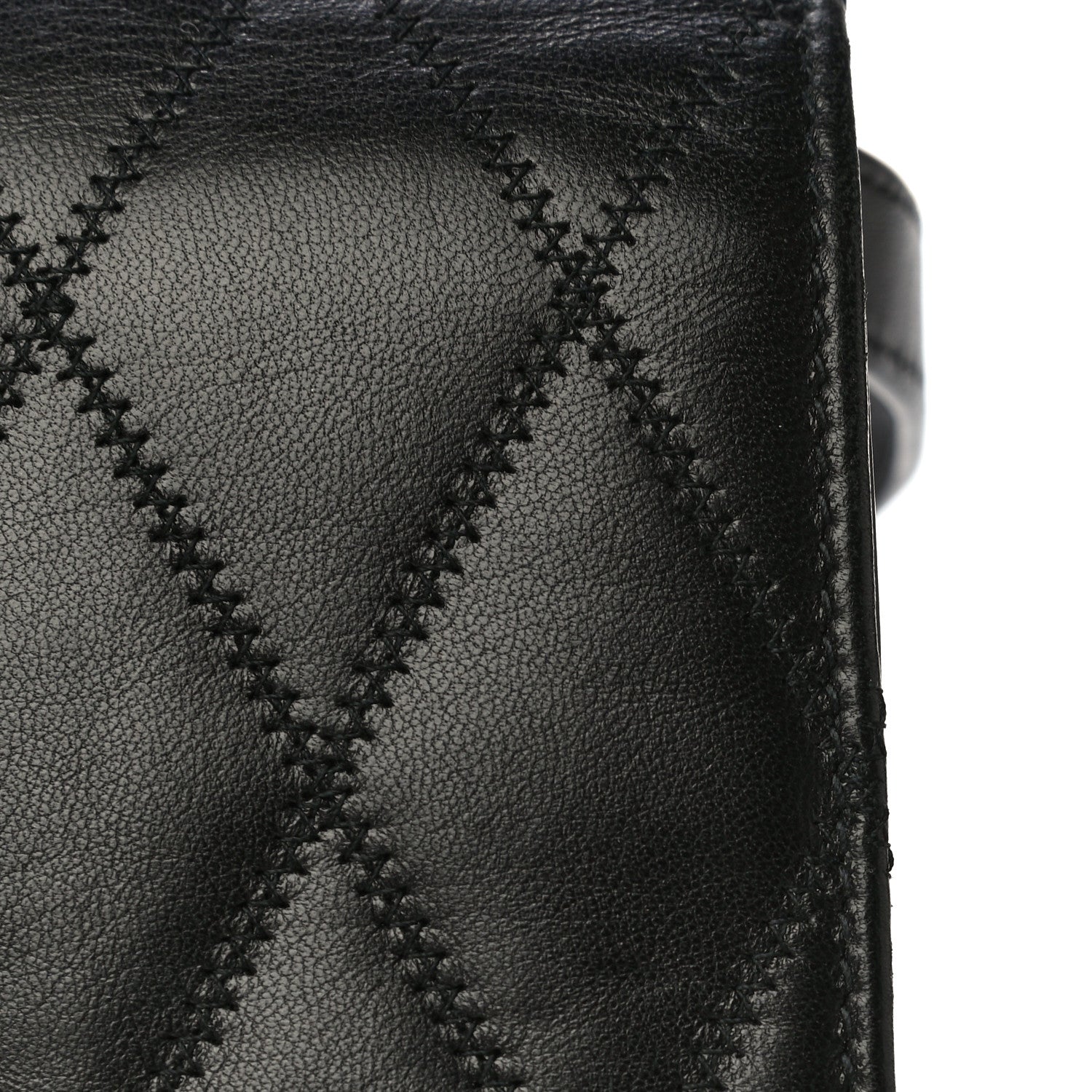 Saint Laurent Lambskin Diamond Quilted Monogram Angie Chain Bag Black 25 of 31