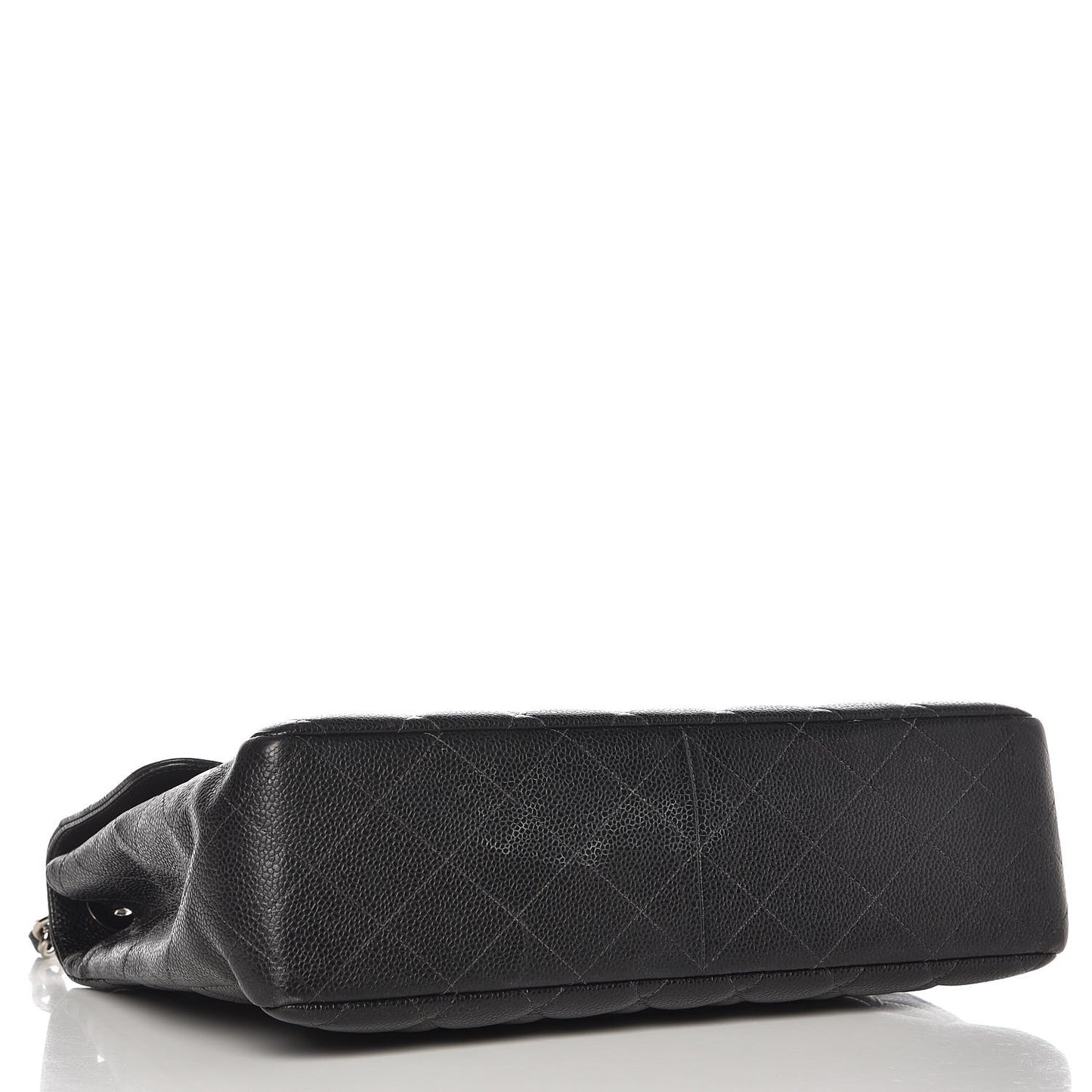 Caviar Quilted Jumbo Single Flap Black