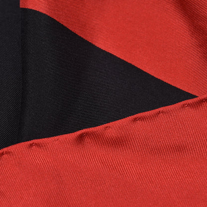 Gucci Silk Coco Capitan Logo Scarf Black 7 of 7