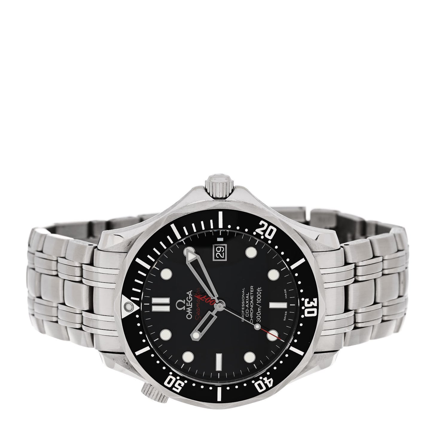 Stainless Steel 41mm Seamaster 300M James Bond 007 Automatic Watch Black 212.30.41.20.01.001