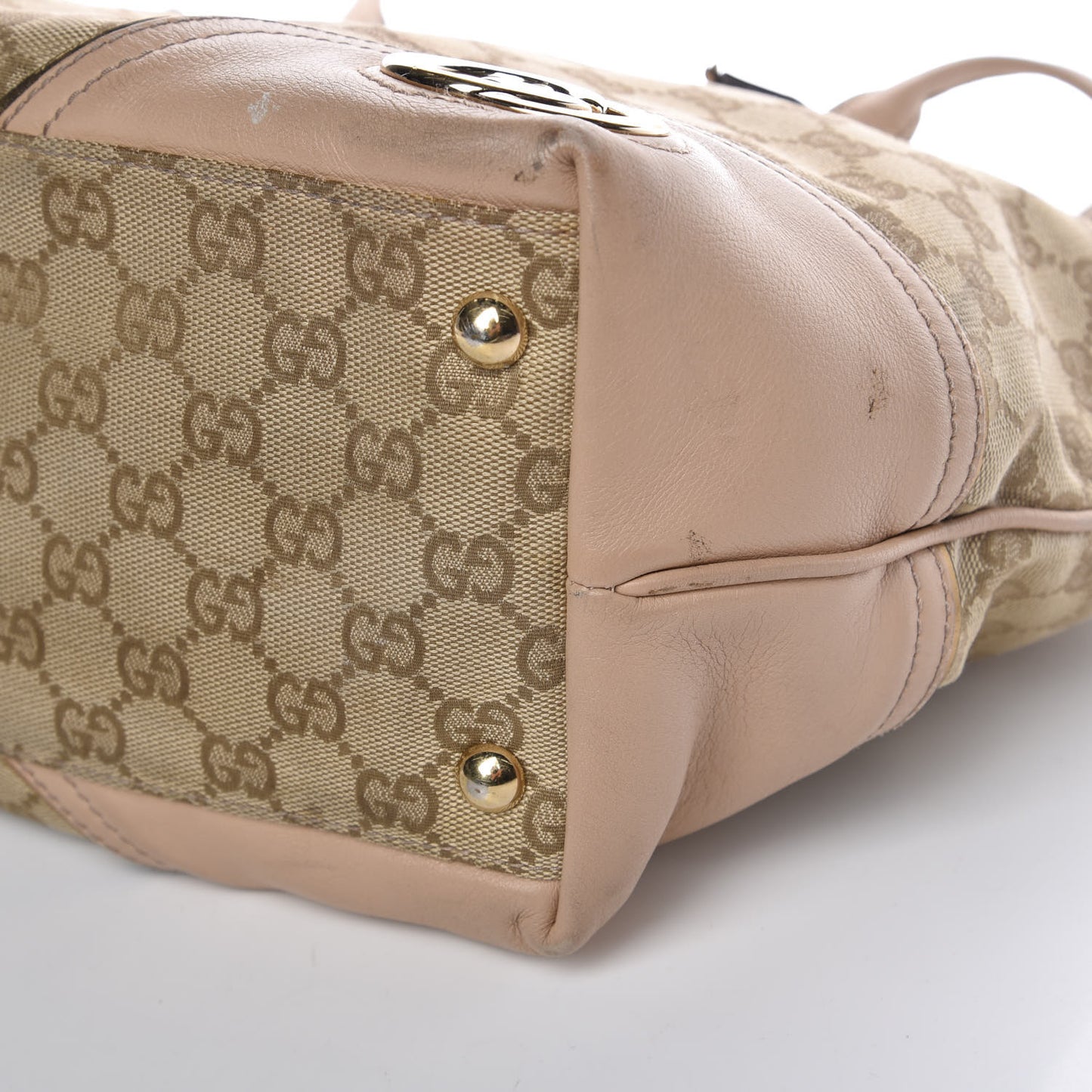Monogram Medium New Britt Tote Beige