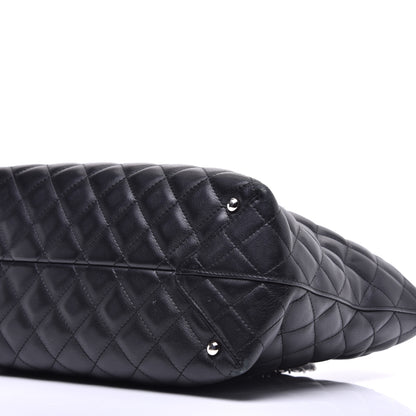 Chanel Calfskin Quilted Large Shopping Tote Black 10 of 10