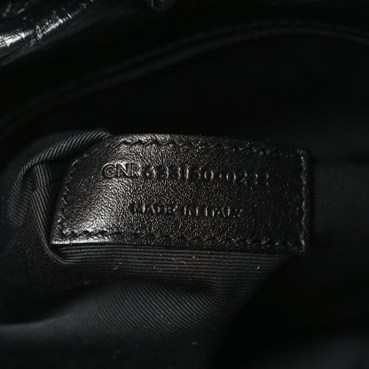 Saint Laurent Crocodile Embossed Lambskin Monogram Medium Niki Chain Satchel Black 7 of 10