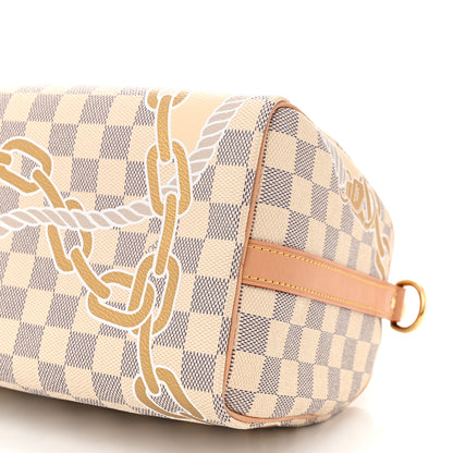 Louis Vuitton Damier Azur Nautical Speedy Bandouliere 25 9 of 9