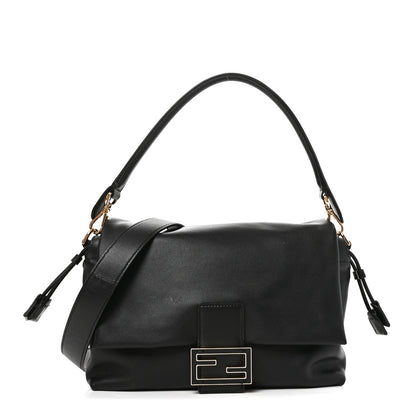 Fendi Nappa Medium Mamma Baguette Black 1 of 10