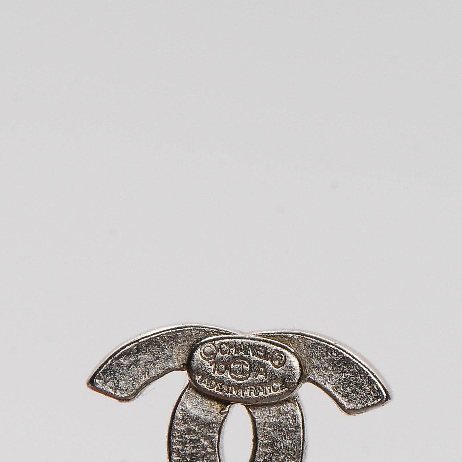 Chanel Pearl CC Drop Earrings Silver 4 of 6