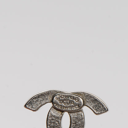 Chanel Pearl CC Drop Earrings Silver 4 of 6