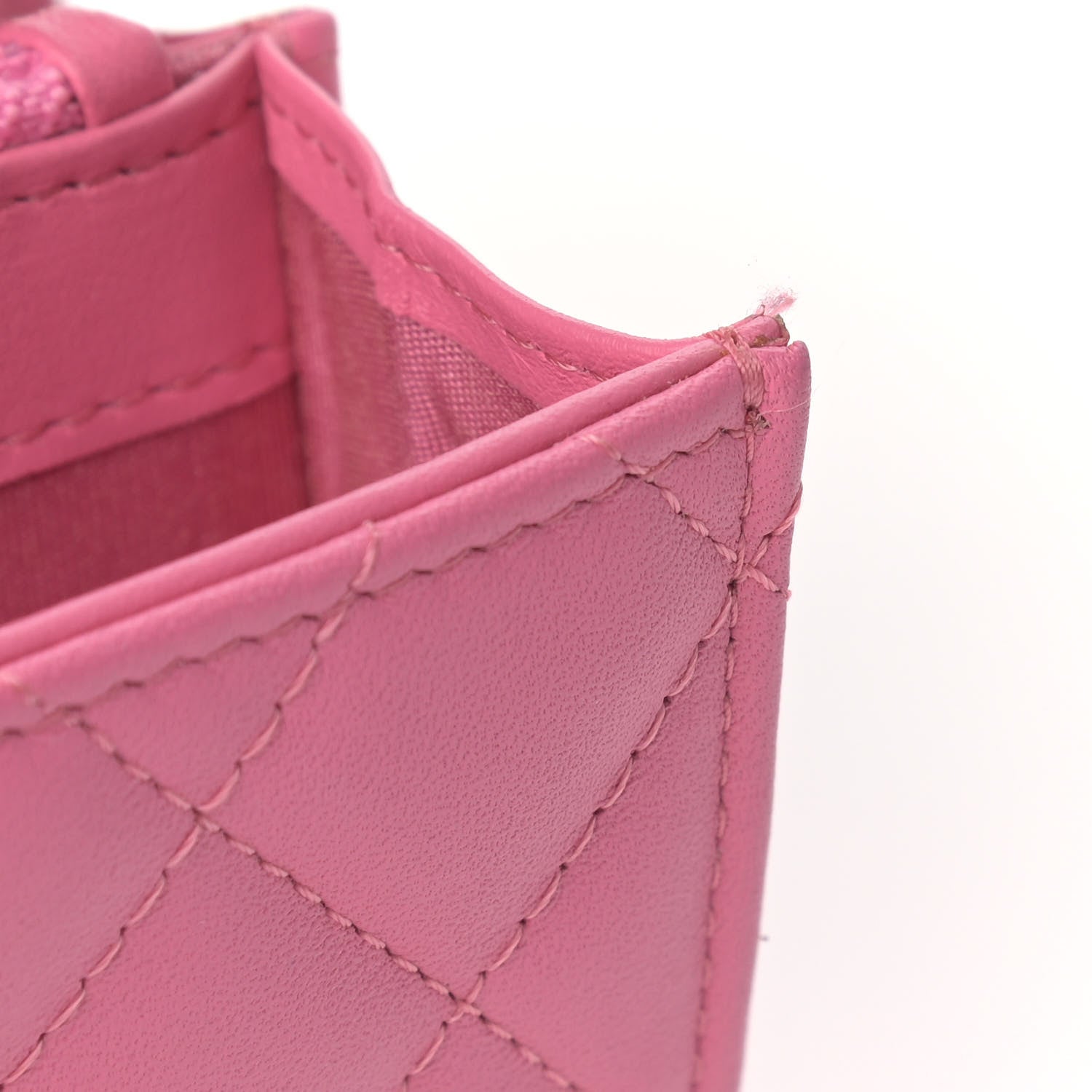 Chanel Lambskin Quilted Medium Boy Flap Wallet Pink 14 of 14